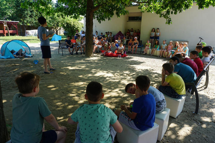 Második nap a táborban Második nap a táborban