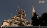 Visszakerültek a keresztek a templom tornyára Visszakerültek a keresztek a templom tornyára