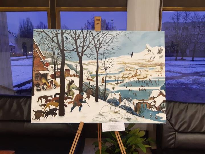 A példakép Bruegel nyomában - Orbán János kiállítása A példakép Bruegel nyomában - Orbán János kiállítása